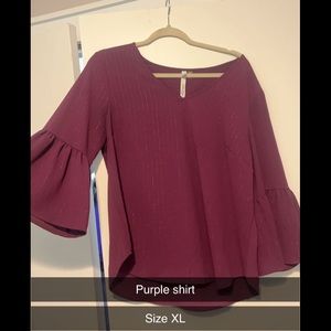 Purple boutique shirt